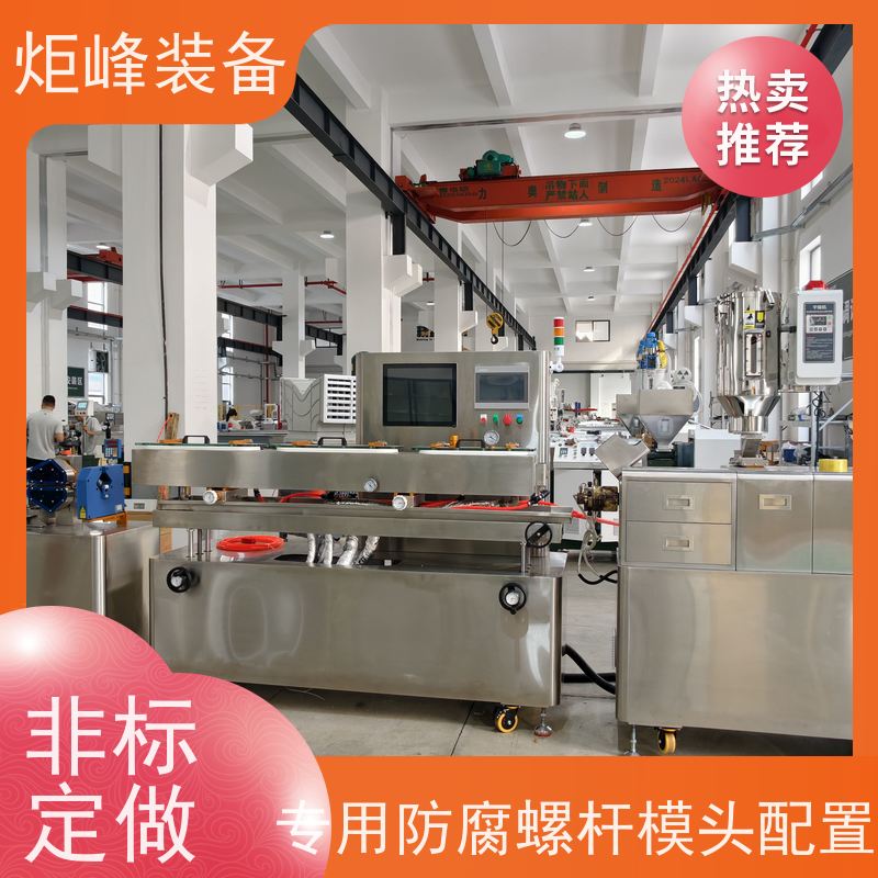 炬峰 PTFE 管材生产线 温控误差 ±1℃ 新能源高纯管材挤出设备