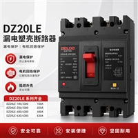 DZ20LE 漏电塑壳断路器 电机回路过载漏电保护开关
