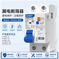 漏电断路器厂家 NXBLE/DZ20LE 漏电保护器过载保护开关厂