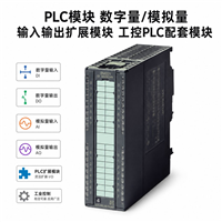 PLC 扩展模块 数字模拟量输入输出工控配套 IO 模块