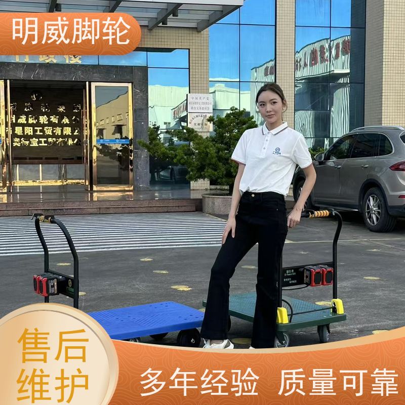 明威mw 105X65CM 手推电动小平板车 多功能使用 厂