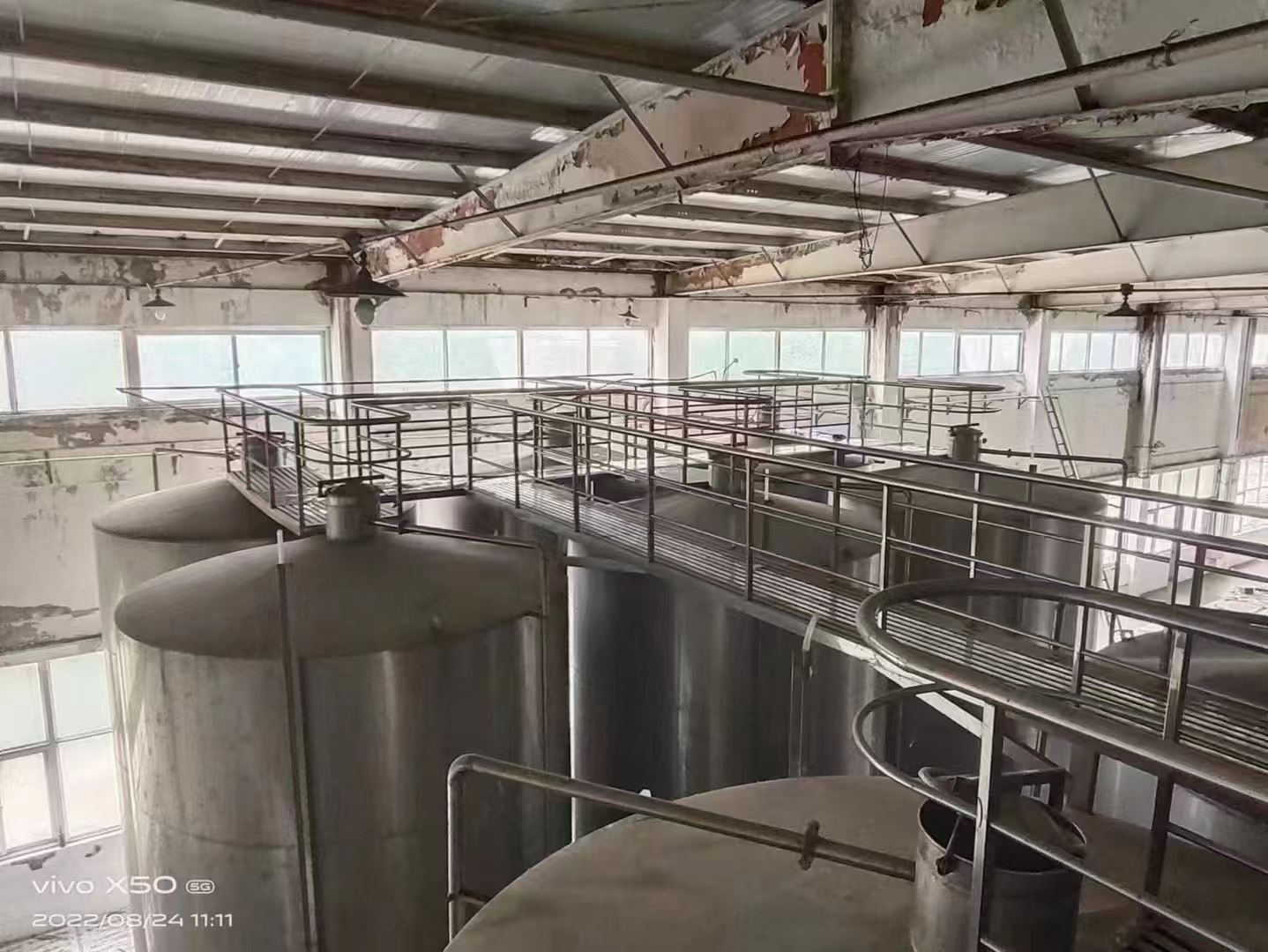 出售二手60立方多功能不锈钢储罐 化肥二氧化碳化妆品原料储存设备