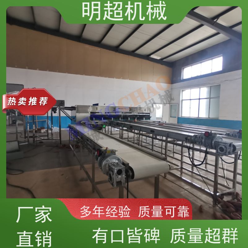 明超快速控水一小时1吨鲜红薯清洗愈合流水线