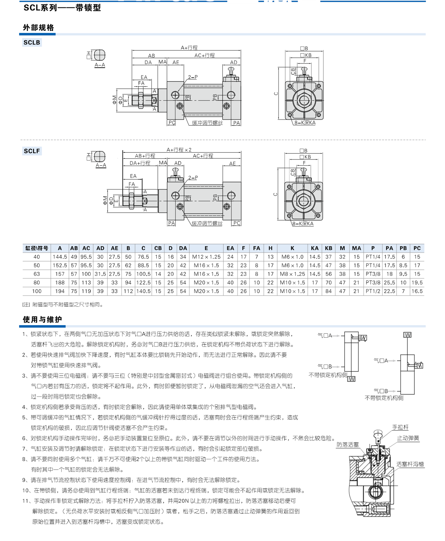 亚德客AIRTAC双轴气缸SE125X400S