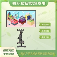 低碳环保主题展厅设备 环保科普教育展厅 骑行垃圾焚烧发电