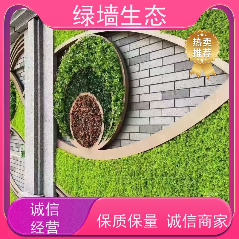 绿墙生态 葡萄叶造型直播间简约布景背景墙 仿真绿化工程