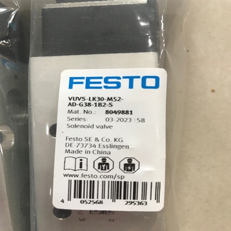 FESTO电磁阀VUVG-L10-T32C-AT-M5-1P3技术参数
