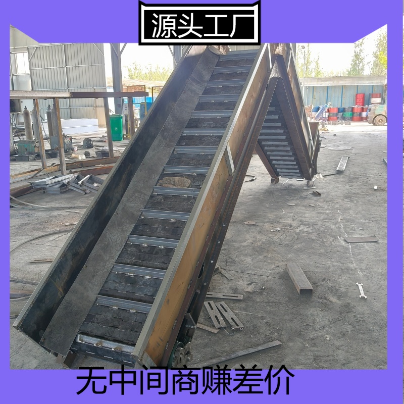 可升降伸缩皮带输送机 600带宽v型皮带机 科航方管支架砂石传送带