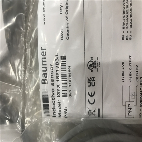 Baumer线长传感器IFFM 04P1501/O1L