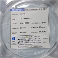  H010A090C东洋ADVANTEC孔径0.1um 直径90mm 亲水性  PTFE滤膜