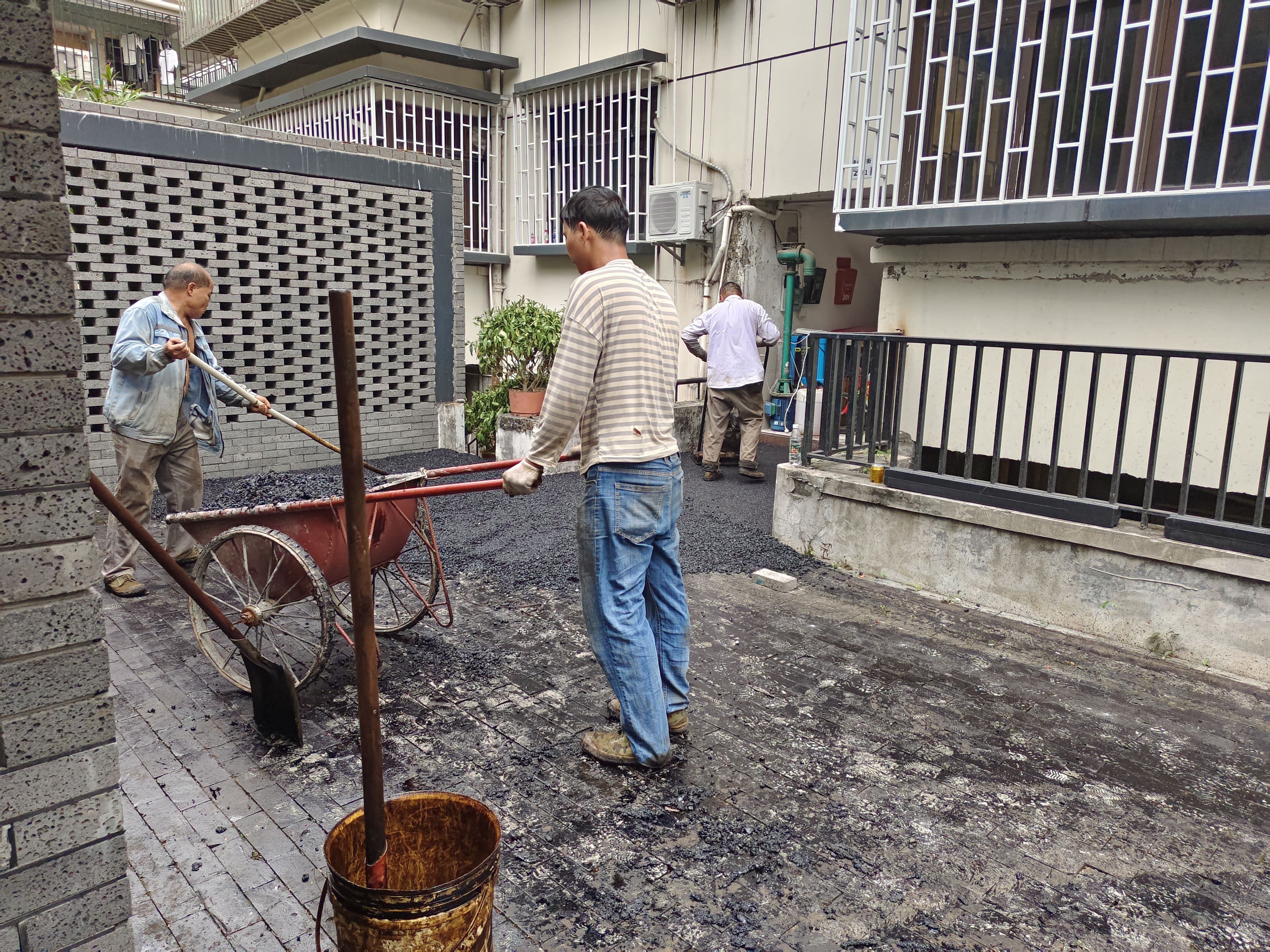 路易通 珠海沥青道路 工厂沥青施工 白改黑工程