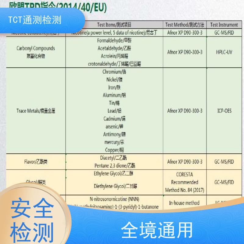 深圳市通测检测技术有限公司 EU-CEG备案 雾化产品欧盟市场准入通行证 CNAS CMA 告别海关扣货