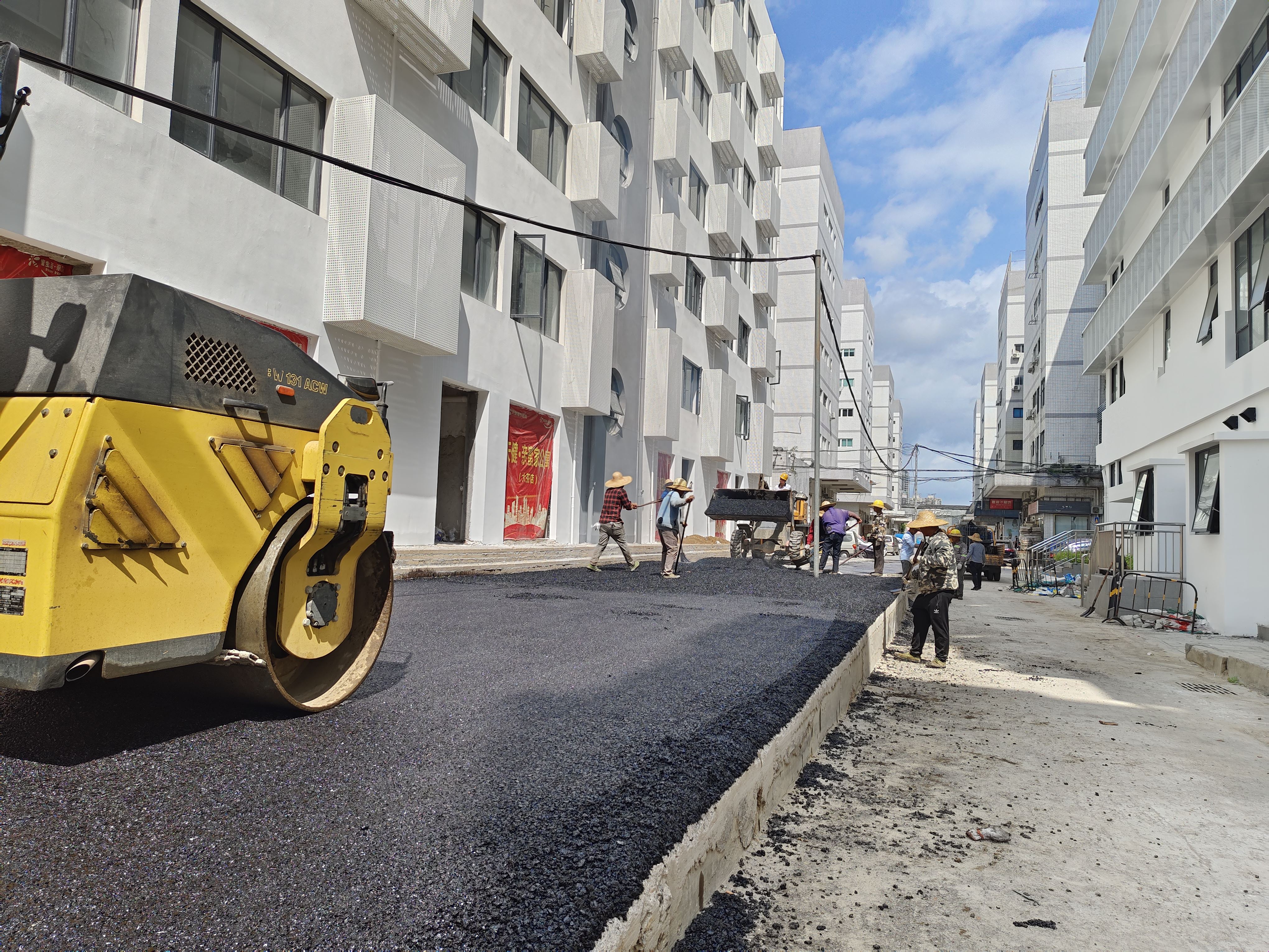 路易通 珠海彩色沥青路面施工 球场沥青改造施工 路面修补厂家