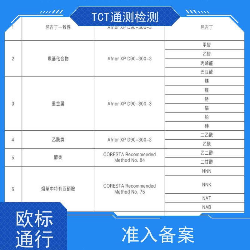 深圳市通测检测技术有限公司 欧盟TPD认证 tpd测试 费用低 数据公正