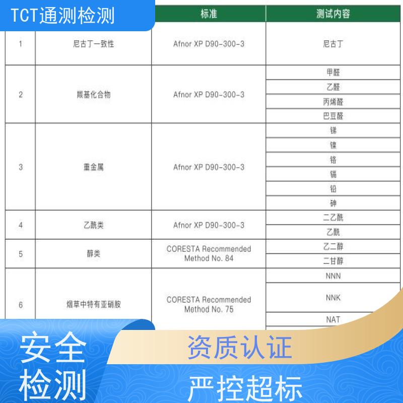 深圳市通测检测技术有限公司 TPD认证 雾化产品欧盟市场准入通行证 周期短