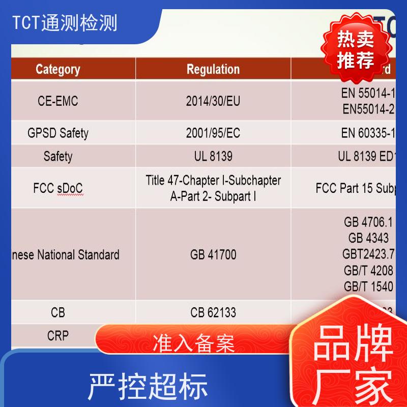TCT通测检测 雾化产品出口认证 TPD2.0合规 CNAS  严控有害物质