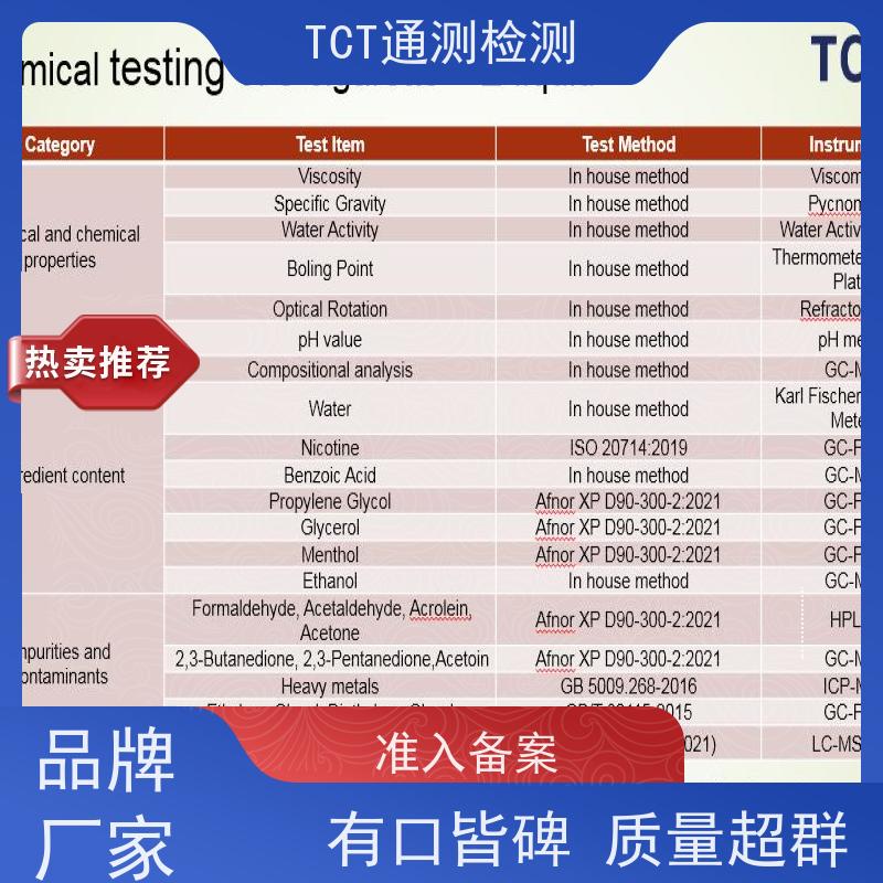 深圳市通测检测技术有限公司 EU-CEG备案 雾化产品欧盟市场准入通行证 CNAS CMA 检测先行