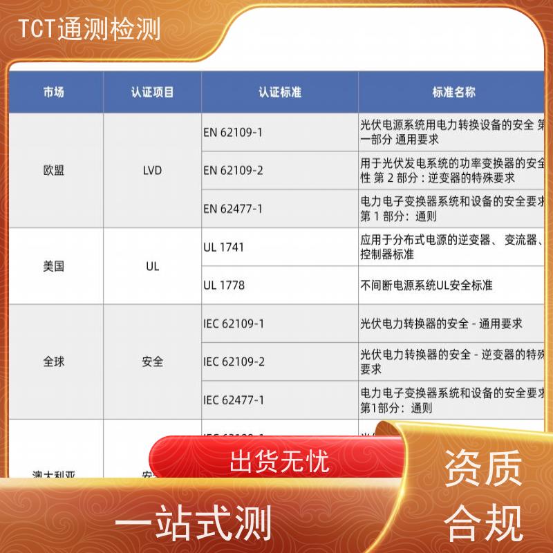 TCT通测检测 相机电池UN38.3检测 陆运 技术兜底