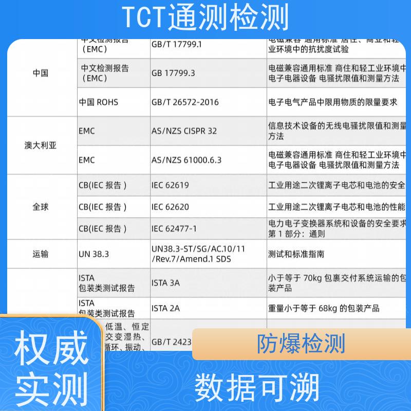 通测检测 相机电池UN38.3检测认证 铁路运输 报告国内60+公司采信 A2LA实验室