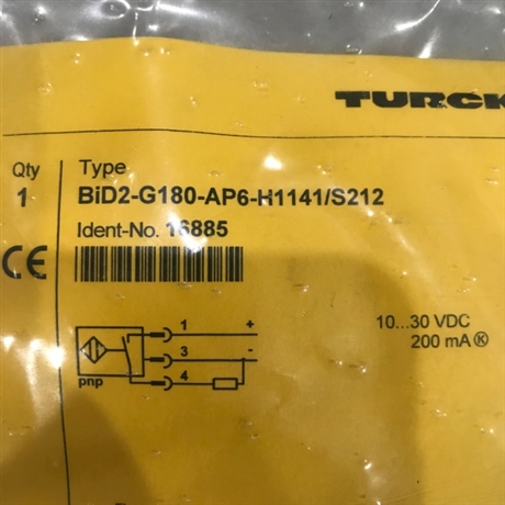 TURCK电感式传感器BI10-EM30D-VP6X/S120不锈钢型