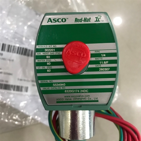 ASCO黄铜电磁阀8320RV/50-60/DC