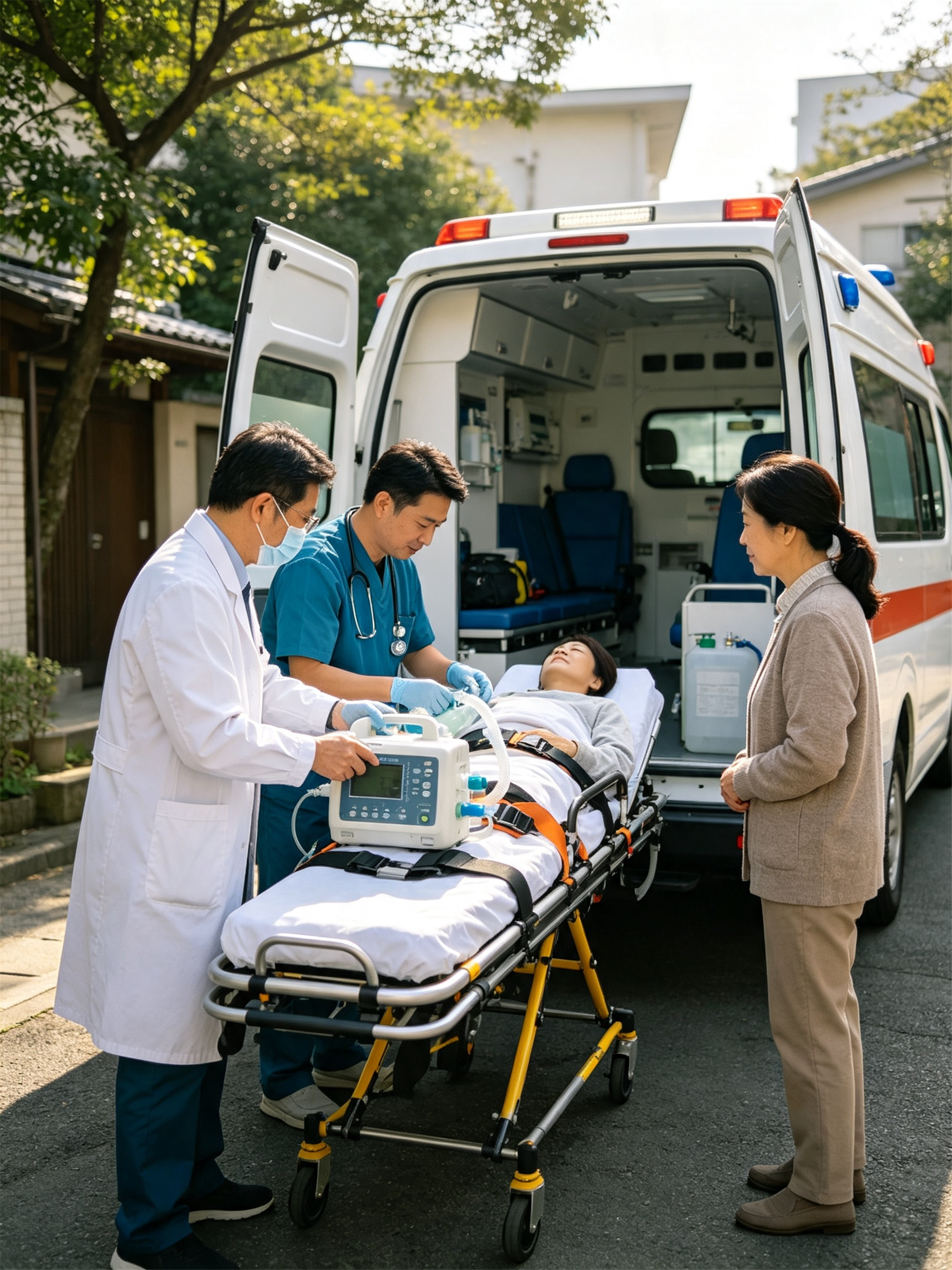 廊坊异地就医-床到床病人转运 极速派车