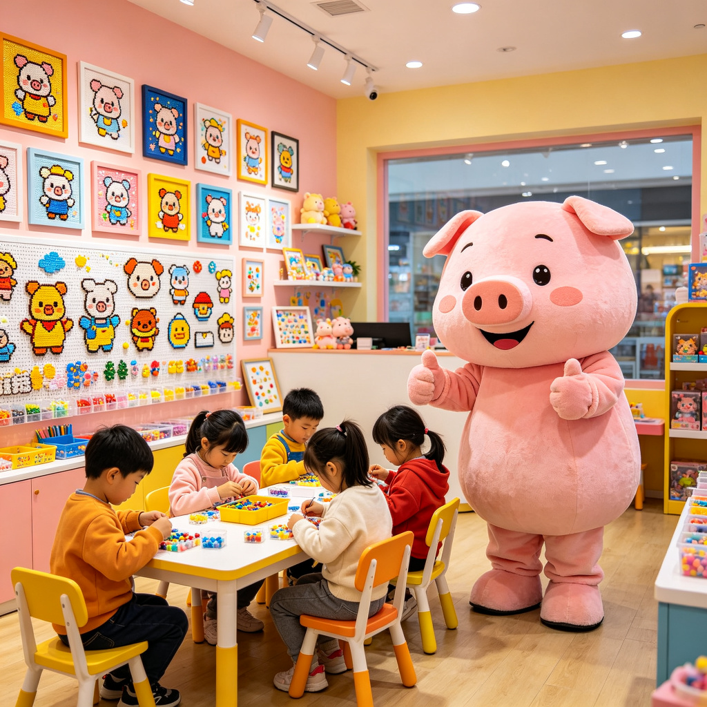 DIY手作拼豆店品牌加盟-拼豆集合店招商合-拼豆DIY店加盟多少/钱