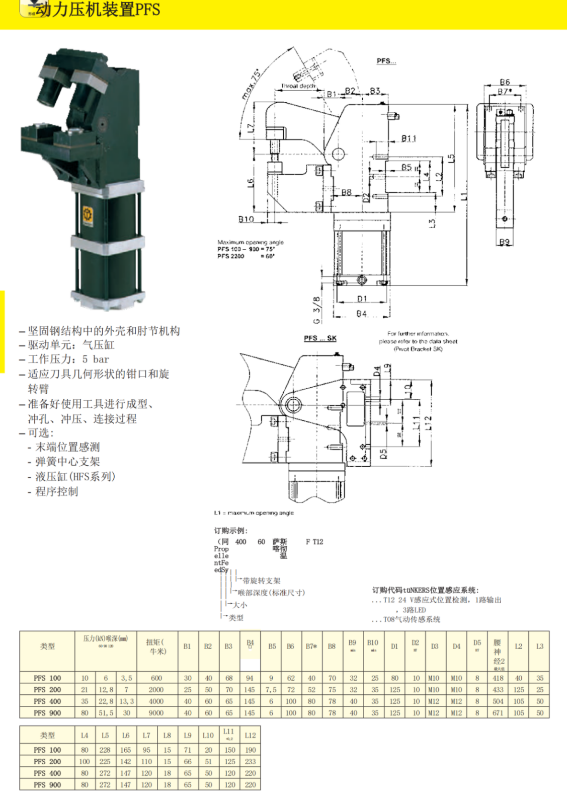 TUNKERS标准型气缸SZK 40 A00 T12 40