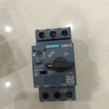 SIEMENS西门子断路器3RV2011-1KA10用于电机保护