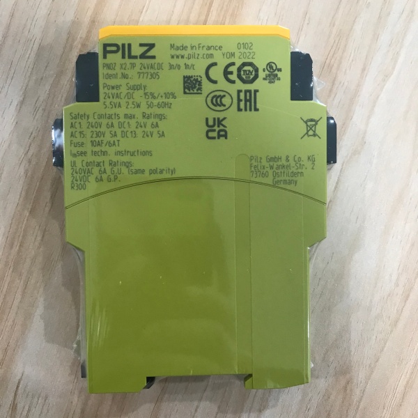 皮尔兹安全继电器PNOZ X10 24VDC 6n/o 4n/c 3LED 774709