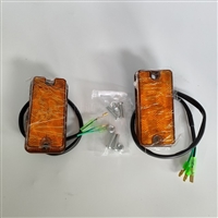 叉车配件电车柴油车通用LED转向灯12-80V尺寸50*100mm