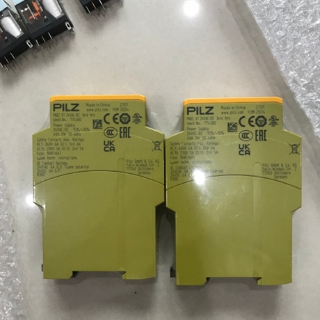 PILZ皮尔兹安全继电器777301 PNOZ X2.8P 24VACDC 3n/o 1n/c详解