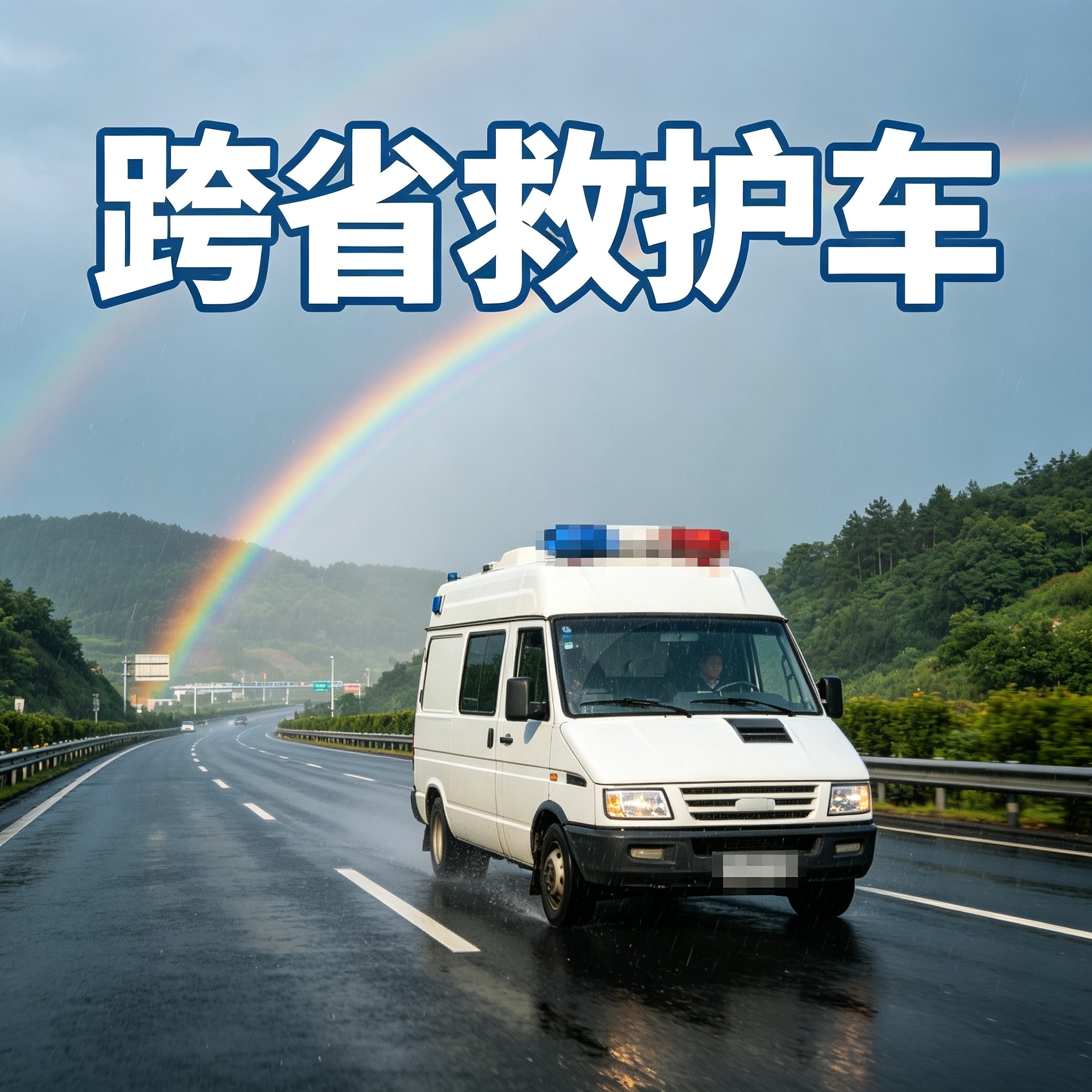 铜川长途跨省救护车 安全护送康复患者踏上归乡暖心之路