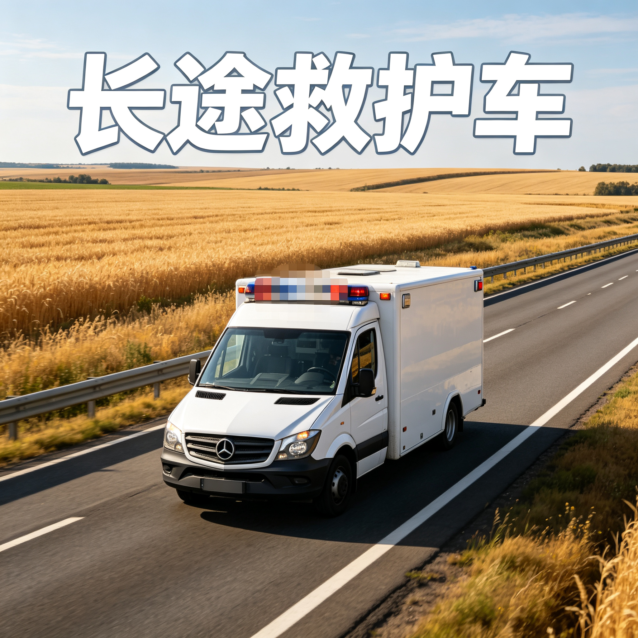 哈尔滨长途跨省救护车 安全护送跨省市病患顺利抵达目的地