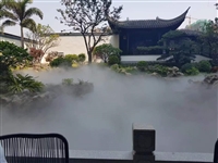 高压人造雾景观设备 露天咖啡厅喷雾 静音设计 美观耐用