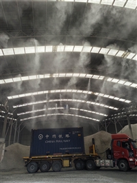 全自动  旋转雾化喷淋 混凝土搅拌站料仓扬尘除尘机