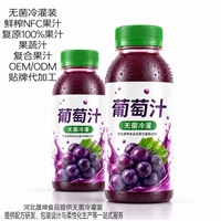 葡萄汁果汁无菌冷灌装代加工