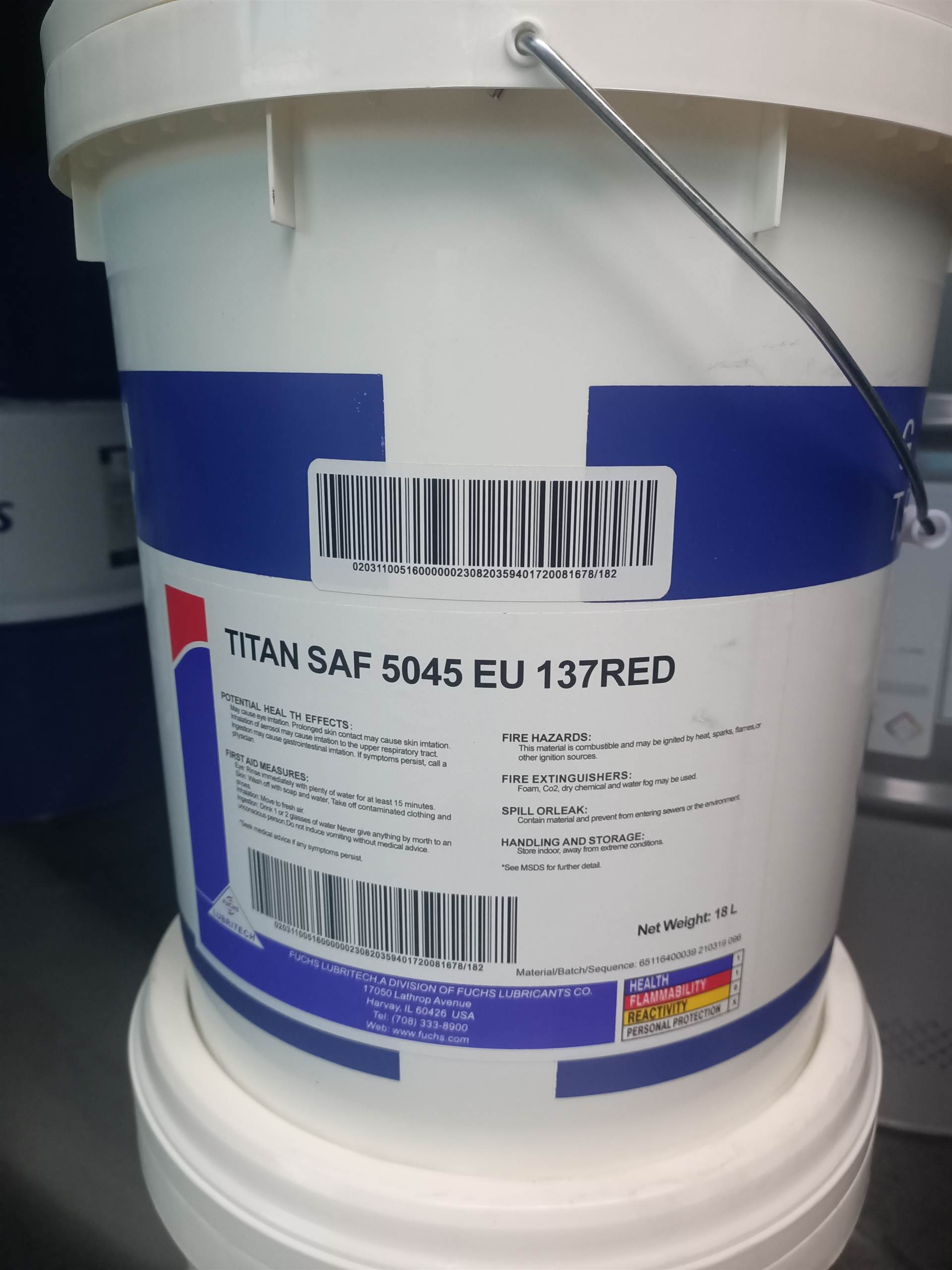 福斯TITAN SAF 5045 EU 137RED半合成自动变速箱油