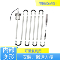7*24小时测量 三维土体位移 基坑围护结构报警 提拉式测斜仪分段
