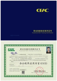 办公软件应用专家C0IE职业资格证书