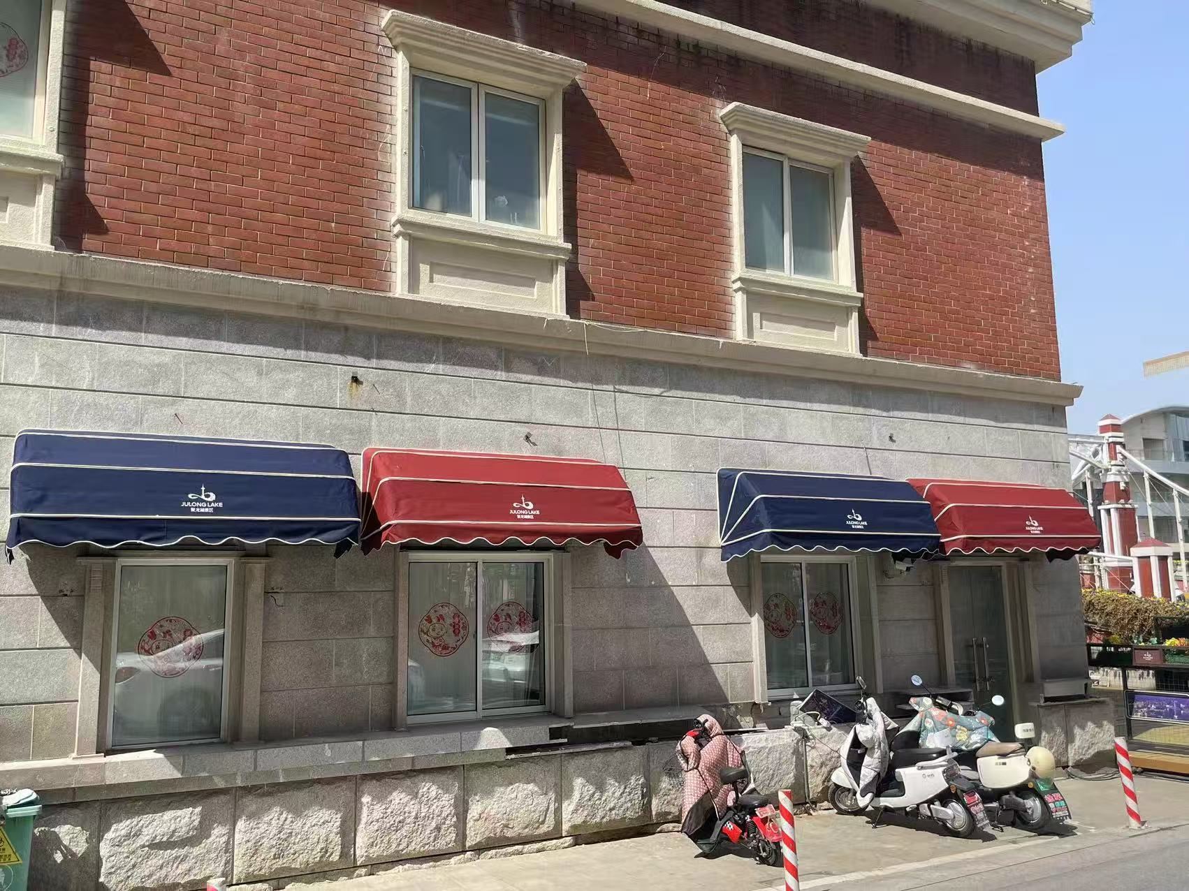 常州钟楼 店面遮阳篷 折叠帐篷 批发