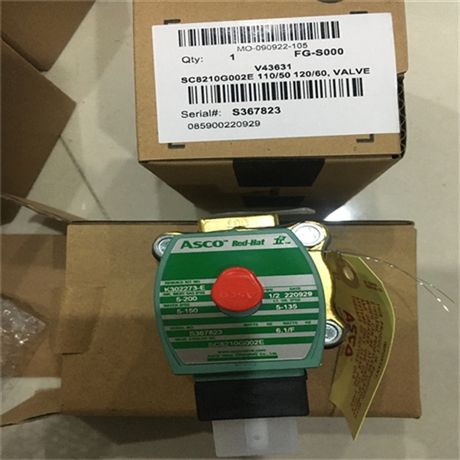 ASCO阿斯卡高背压密封电磁阀8215G030220/50
