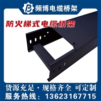 频博防火梯式电缆桥架 规格/厚度/长度均可定制