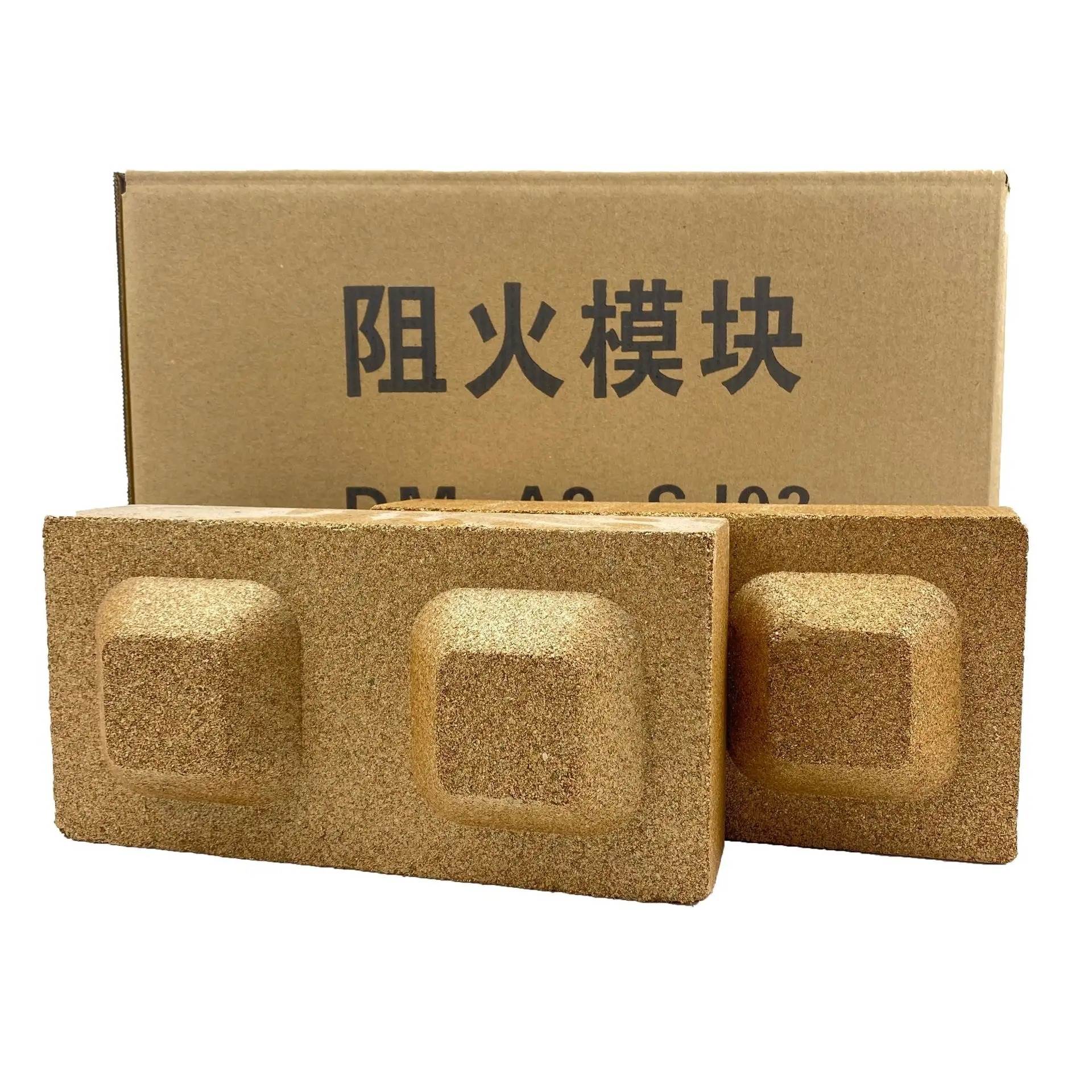 电缆井专用双孔阻火模块 遇火膨胀封堵防火砖
