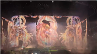 单依纯演唱会升降纱幕