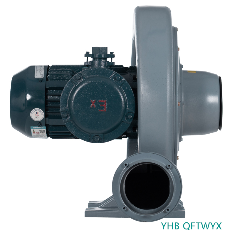 FX-7.5低浓度燃气输送防爆风机5.5KW吹吸两用防爆中压鼓风机