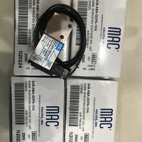 美国原装MAC电磁阀34B-AAA-GDNA-1BA