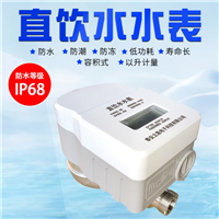 不锈钢高精度计量直饮水安全卫生纯净水水表 刷卡 容积式