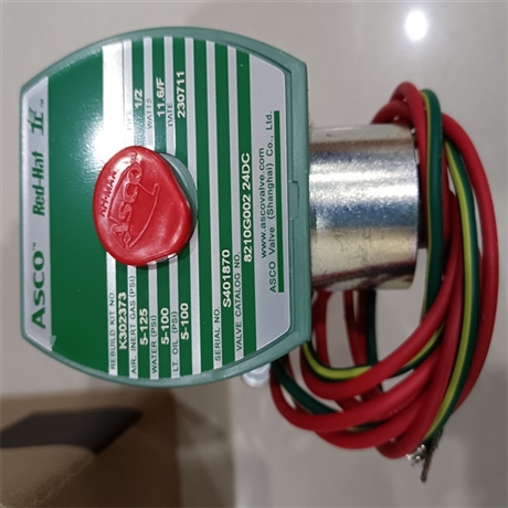 类型描述ASCO直动式电磁阀SC8551A001MMS  24vdc 