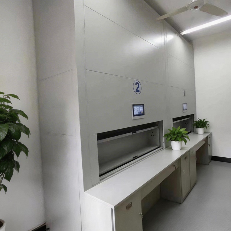 智能监控回转存储柜防腐钢制盘库档案柜电动选层文件柜批发
